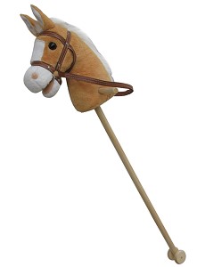 Hobbyhorse - light brown - plush